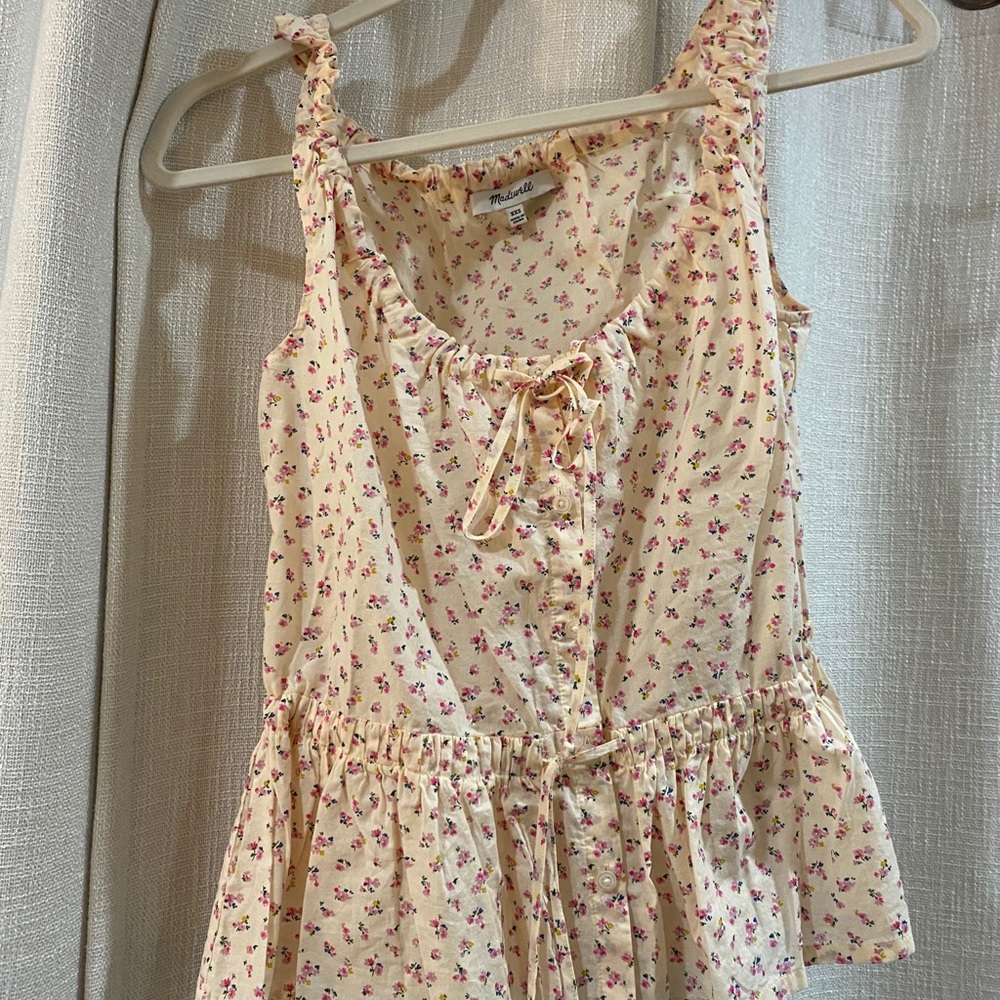 Madewell Drawstring Tank Top - Picture 4 of 5